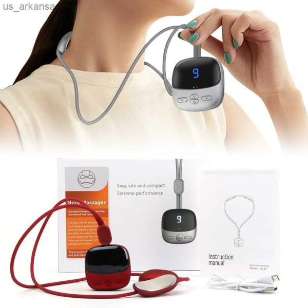 Массажер для шеи NECK MASSAGER LY-480 импульсный электромассажер для плеч