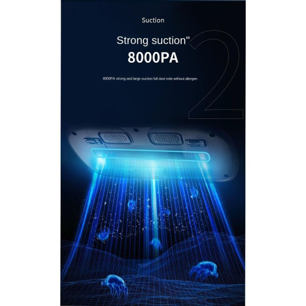Портативный пылесос беспроводной LY-383 8000 па, 3600 мАч Беспроводной прибор для чистки пылевых клещей