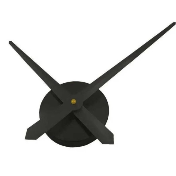 Большие дизайнерские настенные 3D часы 120 см ZH1725 для интерьера чёрный и серый