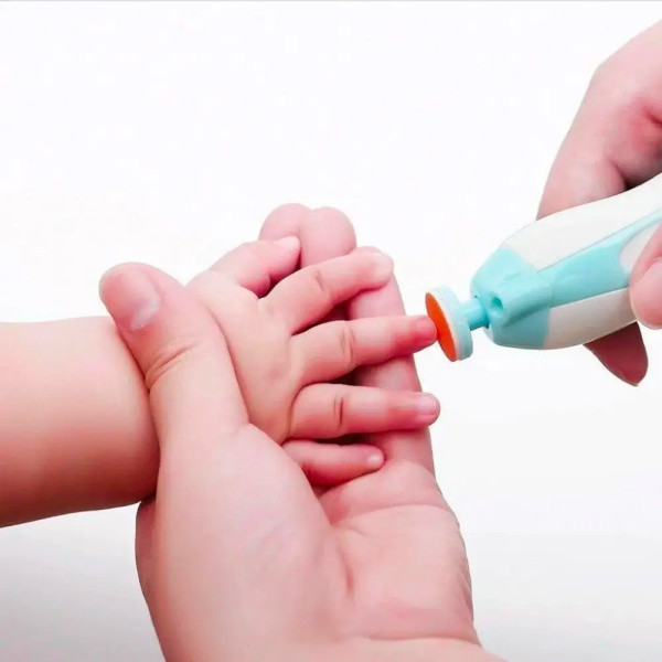 Аккумуляторная детская пилочка триммер для ногтей и 6 насадок NAIL TRIMMER XL-667