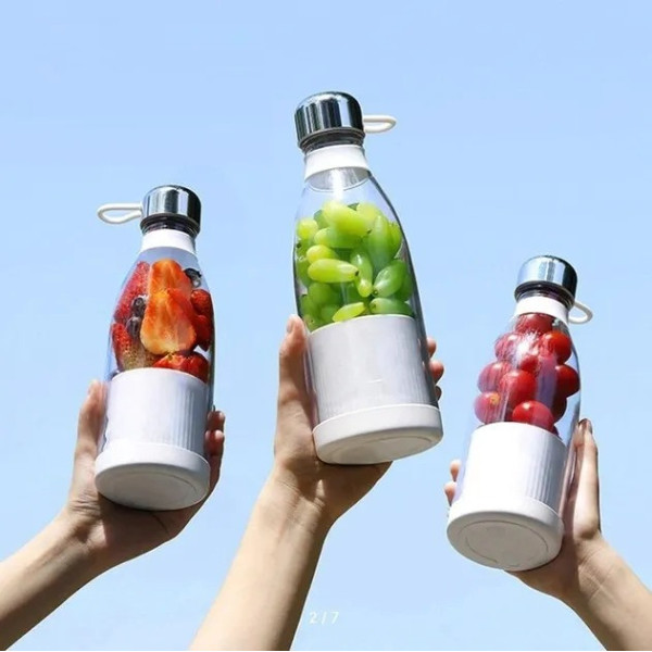 Портативный блендер-бутылка Juicer для смузи на аккумуляторе 350 мл