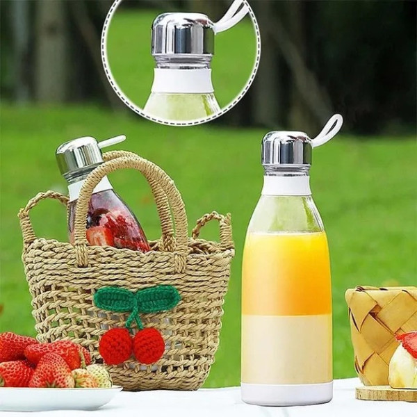 Портативный блендер-бутылка Juicer для смузи на аккумуляторе 350 мл