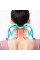 Ручной роликовый массажер для шеи Hexiang Neck Massager для снятия усталости и напряжения с 6 шариками