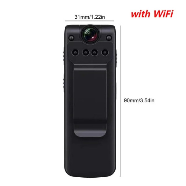Цифровой видеорегистратор 1080P HD Маленькая видеокамера WIFI Портативный рекордер NO109-110
