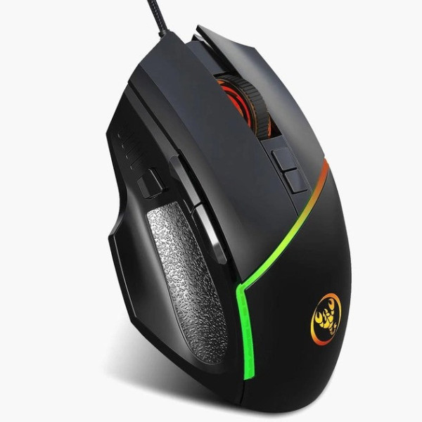 Игровая клавиатура и мышка 198I G506, проводной набор мини клавиатура и мышь Black