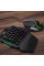 Игровая клавиатура и мышка 198I G506, проводной набор мини клавиатура и мышь Black