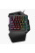Игровая клавиатура и мышка 198I G506, проводной набор мини клавиатура и мышь Black