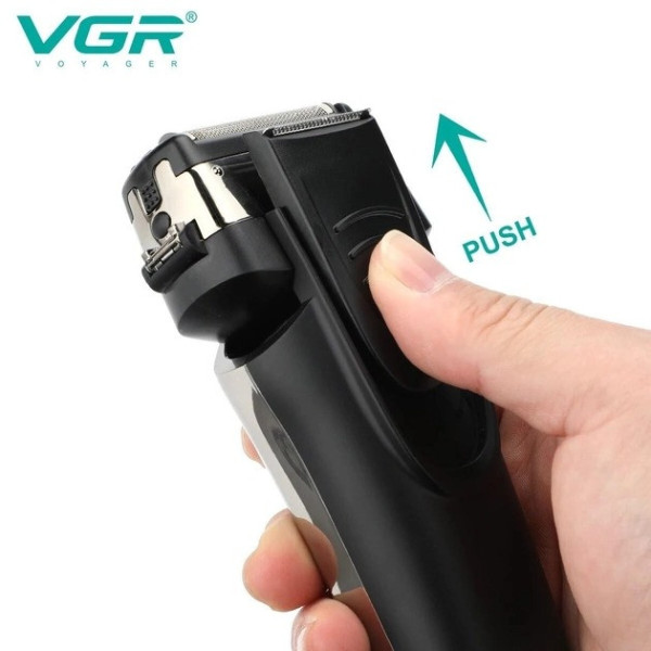 Электробритва аккумуляторная для лица Shaver VGR V-333 шейвер для сухого и влажного бритья