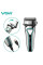 Электробритва аккумуляторная для лица Shaver VGR V-333 шейвер для сухого и влажного бритья