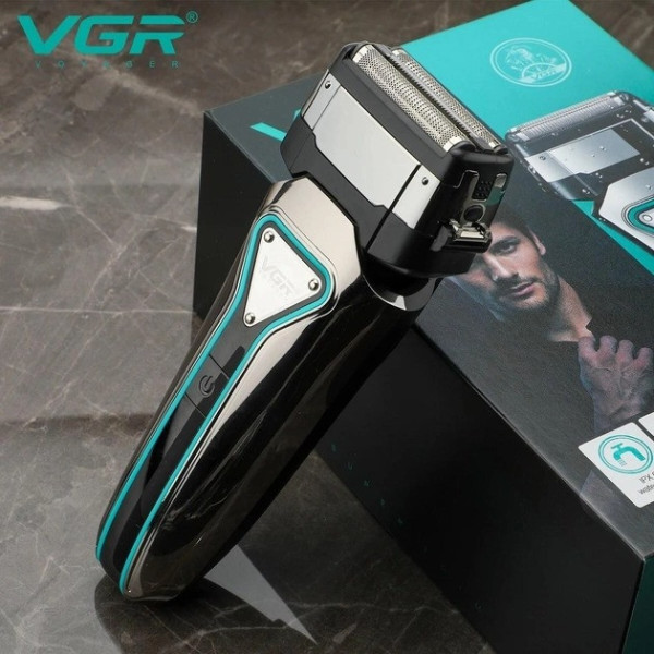 Электробритва аккумуляторная для лица Shaver VGR V-333 шейвер для сухого и влажного бритья