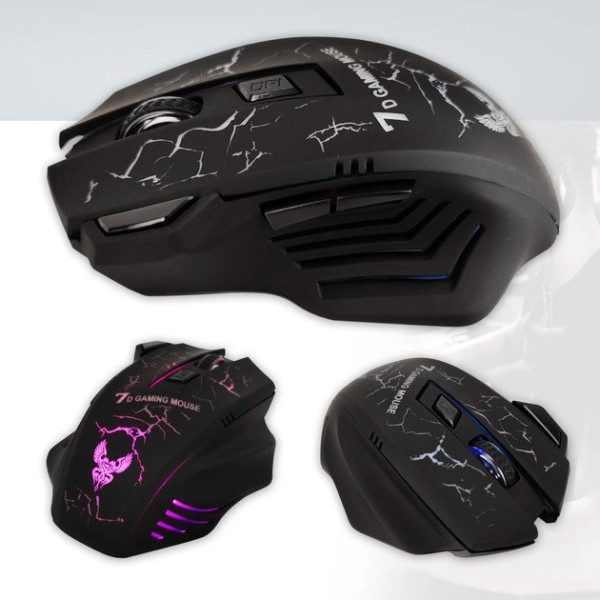 Мышка проводная игровая GAMING MOUSE X7 1.5м Черная с подсветкой