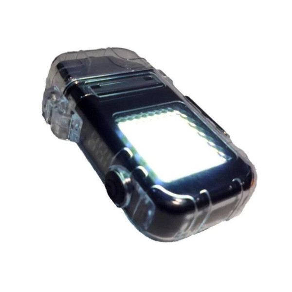 Зажигалка электроимпульсная спиральная USB с фонариком с защитой от влаги 9258
