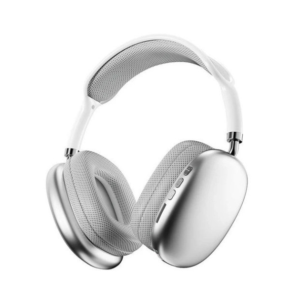 Беспроводные полноразмерные стерео P9 Pro Max Bluetooth White/Black складный