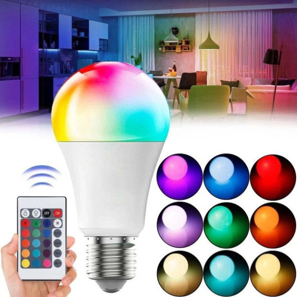Светодиодная лампа Anslut Standard Bulb LED RGB MAG-719 с дистанционным управлением