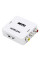 Конвертер HDMI на RCA (AV) CVBS адаптер видео с аудио 1080P HDV-610 AV-001 White