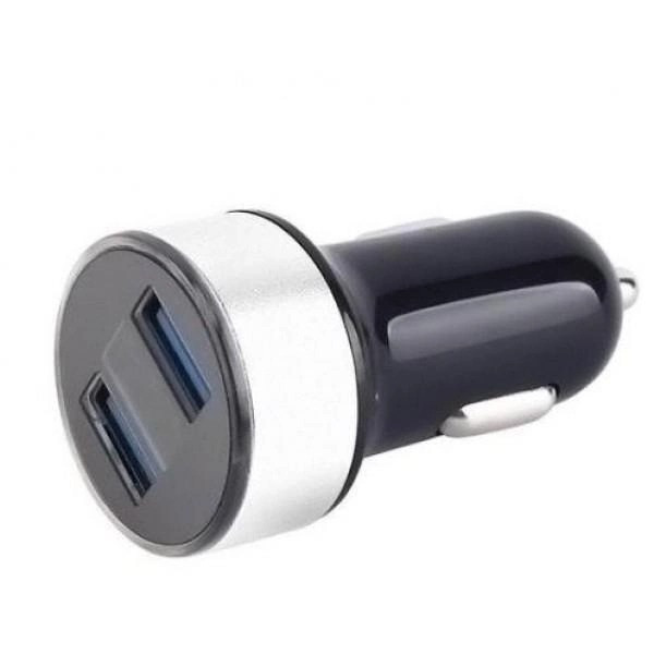 Автомобильное зарядное устройство HZ AG HC6 2 USB 2.0 2,4 А   Автомобильный адаптер с экраном Black