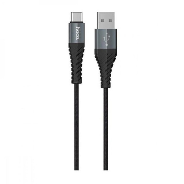 Дата-кабель USB Hoco X38 Type-C 1m кабель для зарядки смартфонов Black