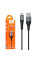 Дата-кабель USB Hoco X38 Type-C 1m кабель для зарядки смартфонов Black