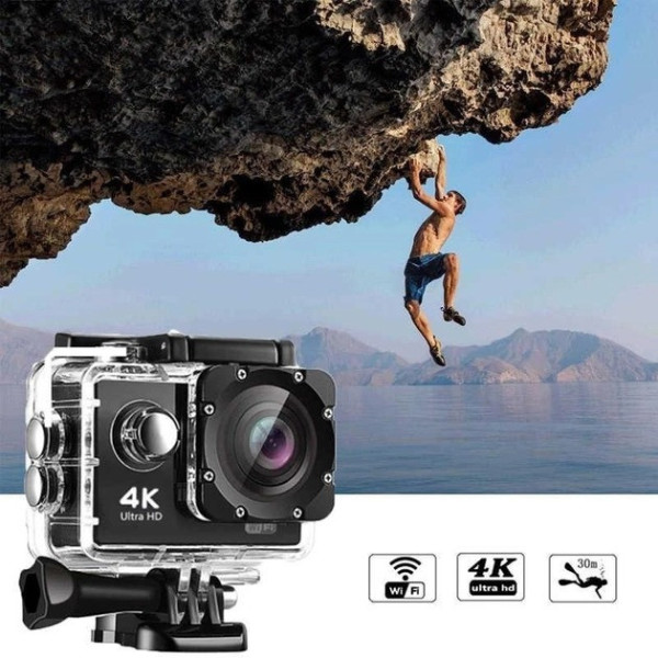 Водонепроницаемая экшн камера S3R спортивная с пультом 4K DVR SPORT Wi Fi