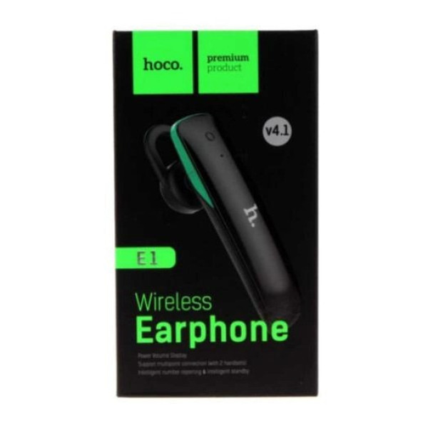 Bluetooth-гарнитура для телефона Hoco E1 Беспроводное устройство для разгворов Черный