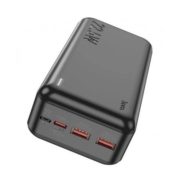 Портативный аккумулятор Power Bank Hoco J101B 30000mAh PD20W+QC3.0 22.5W павербанк черный