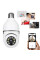 Панорамная камера видеонаблюдения WIFI 2DUAL LENS LAMP Camera 360 градусов внутренняя камера