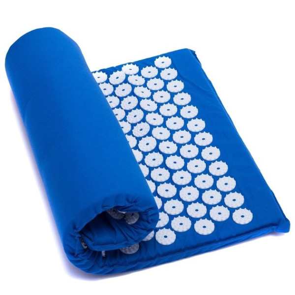 Коврик массажный с валиком Acupressure Mat для снятия стресса и боли