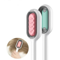 Щетка для сухого и влажного вычесывания шерсти собак и котов Pet Gravity 4в1 Pet Grooming Comb