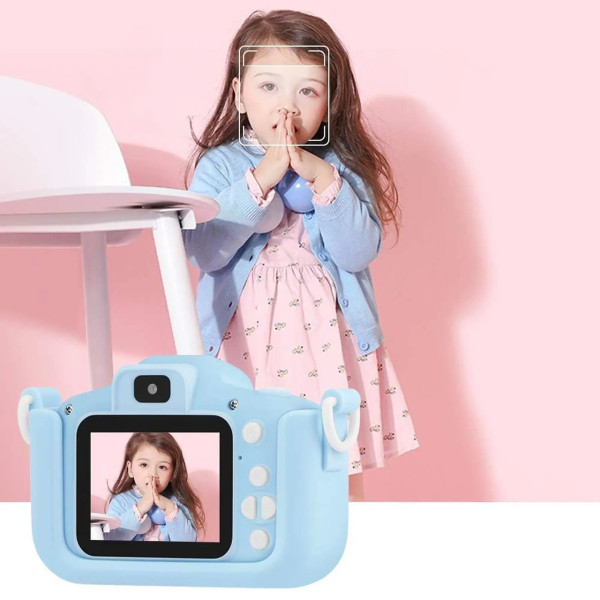 Детский цифровой фотоаппарат с USB и автофокусом X300 в чехле