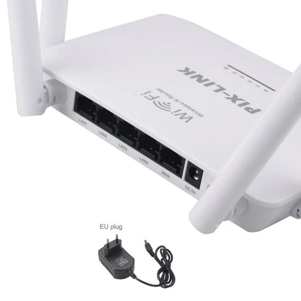 Маршрутизатор роутер WI-FI Pix-Link LV-WR08 2.4Ghz 300Mbps на 4 антенны
