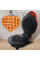 Электрическая мини - вафельница с форме сердца Waffle Maker с антипригарным покрытием