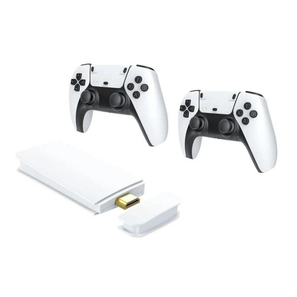 Детская игровая консоль приставка M15 4K 64GB 20000 игр + два беспроводных контроллера