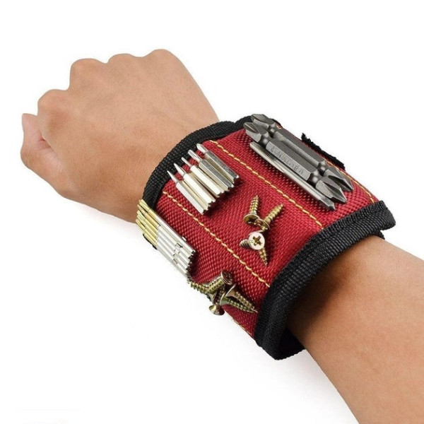 Браслет магнитный  Magnetic Wristband со встроенными магнитами крепления винтов, гвоздей