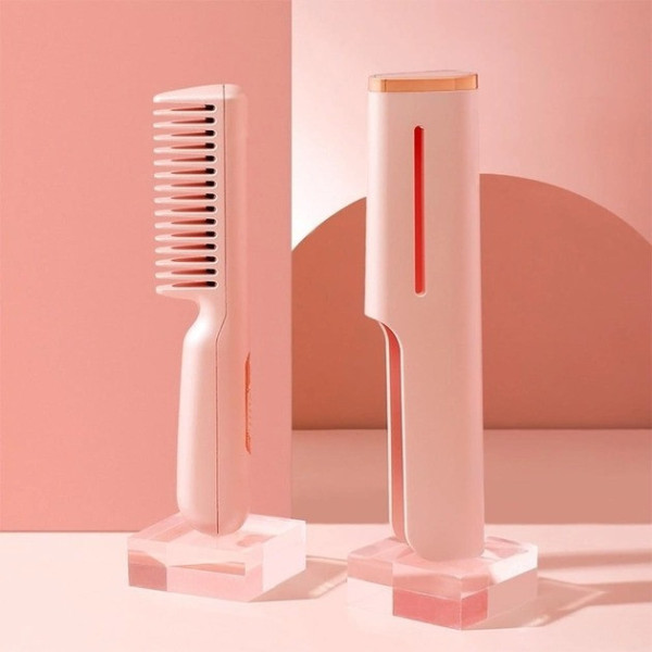 Расческа  для укладки волос портативная  HAIR COMB LY-297 с USB-подключением