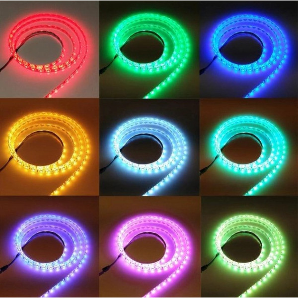 Умнаяа светодиодная многоцветная лента  LED лента RGB 5050 с Bluetooth приложением