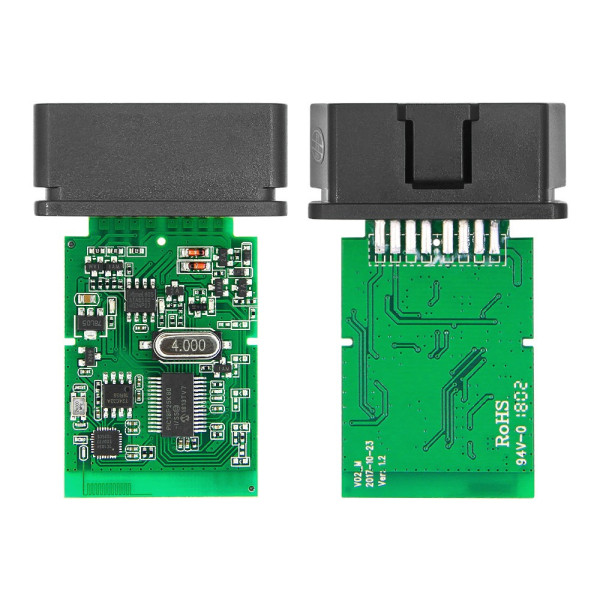 Сканер автомобильный  2 платы ELM 327 Диагностический адаптер OBD2 v 1.5 прошивка Bluetooth