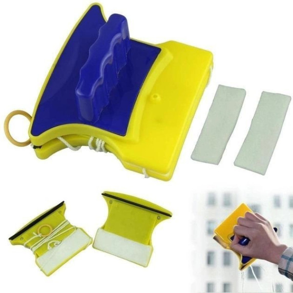 Щетки для мытья окон двусторонние магнитные Double Side Glass Cleaner 12 см