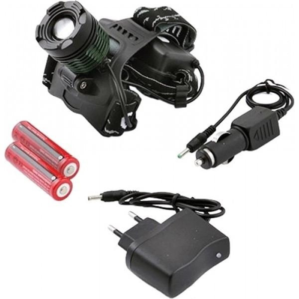 Фонарь налобный  BL-2188B 50000W с зумом