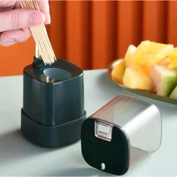 Автоматический органайзер держатель для зубочисток  Press TYPE Toothpick box