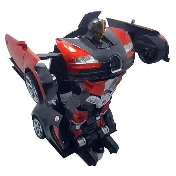 Машинка Трансформер 2в1 Bugatti Robot Car Size 1:18 радиоуправляемая модель