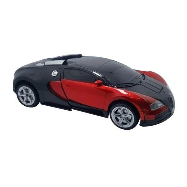 Машинка Трансформер 2в1 Bugatti Robot Car Size 1:18 радиоуправляемая модель