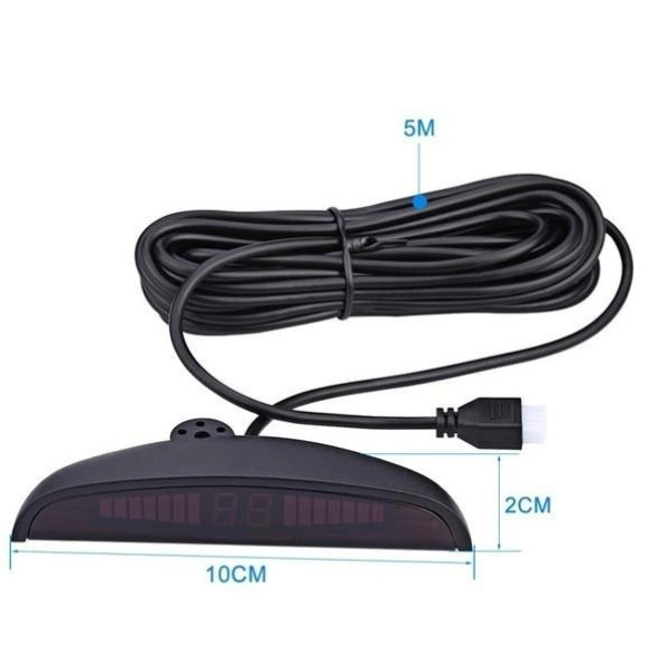 Парковочная система на 4 датчика парковки Assistant Parking Sensor парктроник Black