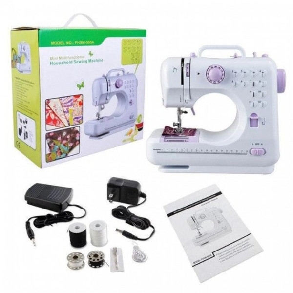 Швейная машинка Автоматическая  SEWING MACHINE FHSM-505 12 функций 2 режима работы с подсветкой