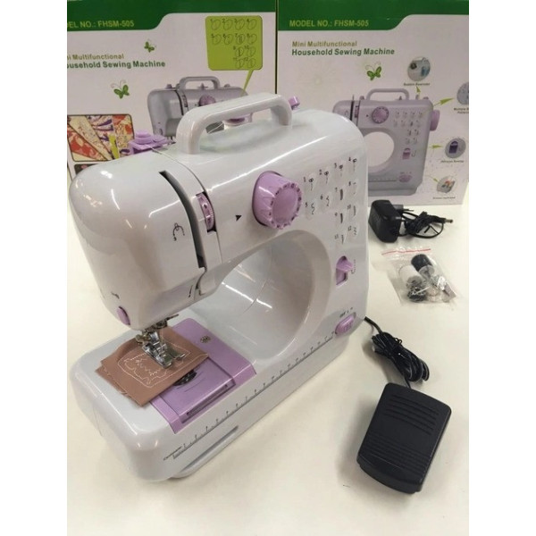 Швейная машинка Автоматическая  SEWING MACHINE FHSM-505 12 функций 2 режима работы с подсветкой