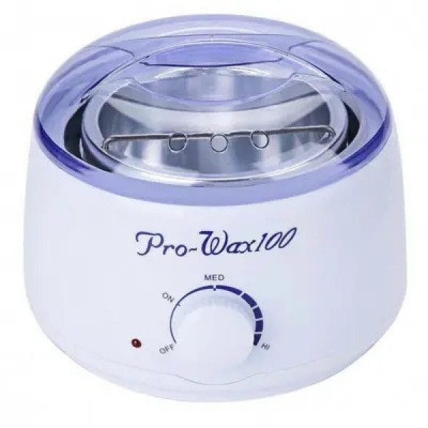 Воскоплав с терморегулятором PRO-WAX 100 White для воска на 400 мл.