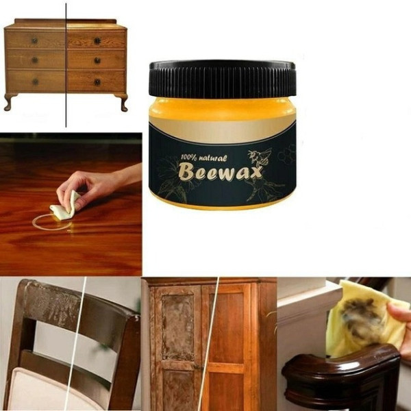 Восковой полироль для мебели Полироль для мебели Beewax 80 г