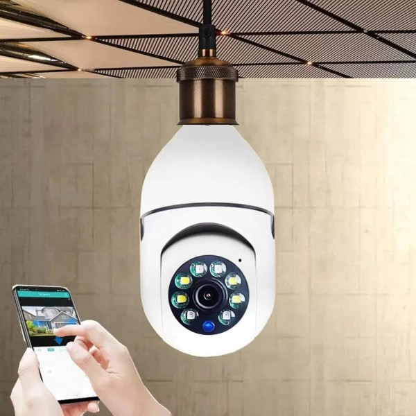 Панорамная IP WiFi камера лампочка камера з датчиком руху, в патрон Е27, 3120S-DPXY 2MP