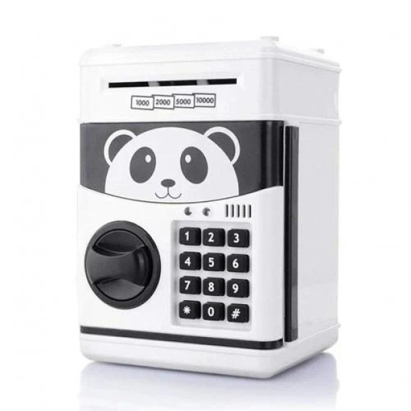 Копилка электронная с кодовым замком Панда, детский банкомат PANDA