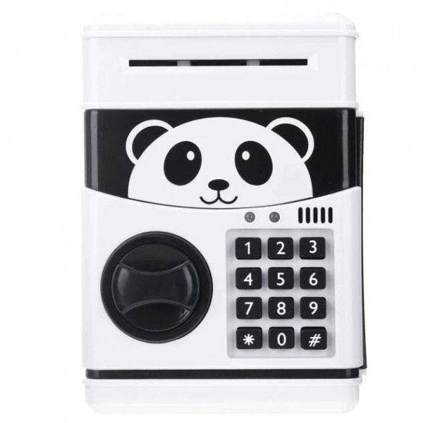 Копилка электронная с кодовым замком Панда, детский банкомат PANDA