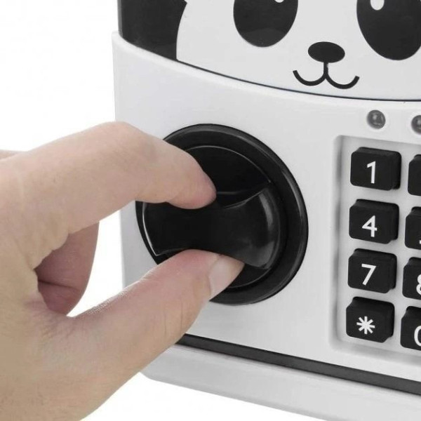 Копилка электронная с кодовым замком Панда, детский банкомат PANDA